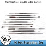 10X Clay Sculpting Set Wax Carving Pottery Tools Shapers Polymer Modeling Making. Fixed Price $17.99.