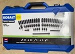 Kobalt Impact Socket Set - Sae & Metric 1/2 In Drive New Sealed. Fixed Price $325.98.