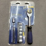 Kobalt 20 Pc Piece Double Drive Extendable Handle 3/8" Ratchet Socket 0409432. Fixed Price $70.00.