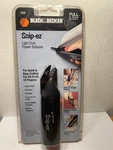 Black & Decker Snip-ez Light Duty Power Scissors 1220 Battery Operated New. Fixed Price $14.99.