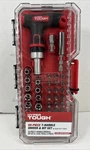 Hyper Tough 42036CF 50-PIECE T-handle Driver Drill Bit Set. Fixed Price $17.99.