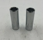 (qty 2) Proto Professional Sae Deep Socket 5326H 1/2" Drive 13/16" 6-POINT. Fixed Price $18.89.