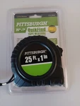 New Pittsburgh Quickfind Tape Measure 25 Ft X 1 - No. 69030. Fixed Price $6.75.