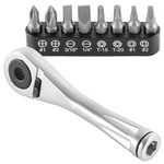 Ares 70040-1/4-INCH Close Quarter Micro Bit Ratchet Mini Screwdriver. Fixed Price $27.09.