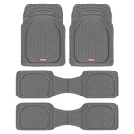 Motor Trend Original Flextough Gray Rubber Car Floor Mats For 3 Row Vehicles, Fr. Fixed Price $105.45.