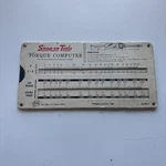 Rare Snap-on Torque Computer Slide Card No. SS-306E Printed 7/80. Fixed Price $11.95.