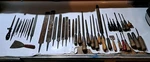 Lot Of 49 Vintage Tools: Wood Handles, Files, Rasps, Screw Drivers, Nicholson. Fixed Price $78.00.