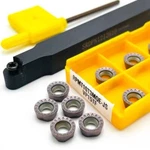 X SRDPN1212H10 + 10PCS RPMT10T3MOE-JS Turning Tool Holder Boring R5 Insert. Fixed Price $19.84.