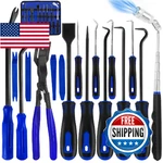 Hochferr 17PC Long Hook & Pick Set O-ring Scraper Magnetic Tool Kit. Fixed Price $51.27.