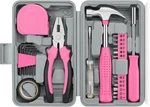 Hi-spec 25PC Small Mini Tool Set Pink Household Diy Kit For Women. Fixed Price $19.95.