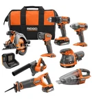 Ridgid 18V Cordless Tool Combo Kit W/ 2 Battery & Rapid Charger # R96850 New. Fixed Price $349.99.