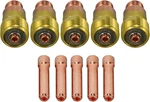 Tig Stubby Gas Lens Collet Bodies 17GL332 10N24S 3/32'' 2.4MM Assort Kit For QQ3. Fixed Price $32.87.