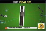 Greenlee Dsh 1-1/8 Knock Out Draw Stud , Fast Shipping. Fixed Price $42.99.