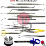 Advanced Microsurgical Surgery Kit Periodontal Knife Probe Suture Tweezers. Fixed Price $89.99.