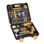 Tool Set - Kit With 8V Cordless Drill, 132 Piece Box Ho.... Fixed Price $72.03.