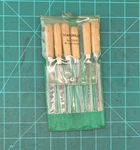 Stahlwille 12800 Wood Grip Set 6 Piece Small Miniature Case. Fixed Price $30.00.