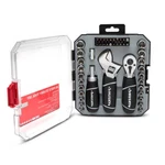 Husky Ratchet Socket Set 1/4 3/8 Inch Stubby Wrench Screwdriver Bits 46 Piece. Fixed Price $39.87.