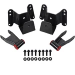 4" Lowering Drop Set Spring Shackle And Hanger Kit Rear Suspension Compatible.... Fixed Price $127.69.
