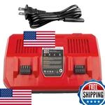 Milwaukee 18V Dual Battery Charger Replacement M18 Li-ion 48-59-1812. Fixed Price $64.41.
