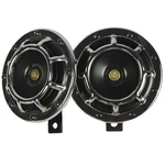 Chrome Super Loud Blast Tone Grill Mount Electric Compact Car Horn 335HZ/400HZ. Fixed Price $313.96.