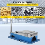 6'' Accu Lock Vise For Precision, Milling Vice With Inch Jaw Drill Press,. Fixed Price $149.44.