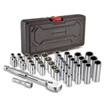 Powerbuilt 642450 38 Piece 1/4-INCH Drive Mechanics Tool Set With Sae And M.... Fixed Price $55.56.