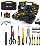 40-PIECE Set General Household Hand Kit With Plastic Toolbox Stor.... Fixed Price $25.41.