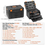 Succebuy Mechanics Tool Set Socket 1/4 3/8 1/2 Drive Deep Standard. Fixed Price $207.99.