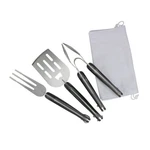 Avon Set Of 3 Black And Silver Folding Bbq Tool 18". Fixed Price $50.39.
