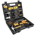 65 Pieces Tool Set General Household Hand Kit With Storage Case Plastic .... Fixed Price $55.99.