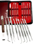 New Dental Set Instrument Sculpture Stainless Steel Kit Wax Carving Tools 10PCS. Fixed Price $15.86.