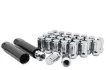 Set Of 24 12X1.5 Tuner 6 Spline Chrome Lug Nuts With Two Locking Socket Keys .... Fixed Price $62.34.