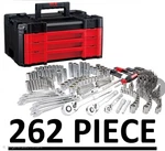 Craftsman 262-PIECE Standard Sae & Metric Mechanics Tool Set W/ Hard Case Chest. Fixed Price $319.86.