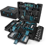 Sundpey 379-PCS Home Tool Kit Portable Complete Household And Auto Repair T.... Fixed Price $107.33.