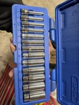 Cornwell Blue Power 1/4 Dr 6 Pt. CBP1LM Metric Deep Socket Set 13 Pcs. Fixed Price $60.00.