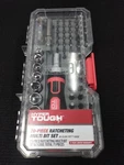 Hyper Tough 42035CF 70-PIECE Socket And Bit Set In Click Fit Case Durable Usa. Fixed Price $13.99.