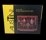 New 26-PIECE Austin Tools Plier Utility Set. 20 Bits Free S&h. Fixed Price $20.95.