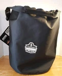 Ergodyne GB5130 Bucket Bag, Black, 600 Denier Polyester, Pockets. Fixed Price $22.00.