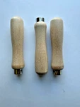 3- Wood Handles For 8-10" Files Set Of Mercer. Fixed Price $10.99.