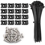 100 Cable Mounts Saddle Type, Self-locking Zip Ties (203.2 X 3.3MM) & D.... Fixed Price $17.21.