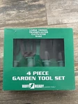 Ruff Ready 4 Piece Garden Tool Set: Large Trowel, Transporter, Cultivator, Rake. Fixed Price $7.00.