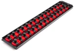 Tekton 30 Slot Universal Organizer For 1/2 Inch Drive Sockets And Bit. Fixed Price $26.00.