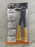 New Fastenpro Hand Riveter #38353 W/ 4 Size Rivets For Metal Leather & Plastic. Fixed Price $5.95.