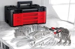 Craftsman Versastack 262-PIECE Mechanics Tool Set Sae/metric, Socket, Hard Case. Fixed Price $244.99.