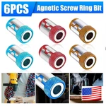 6 X Screwdriver Head Magnetic Ring Pivoting Bit Tip Holder Magnetizer Us. Fixed Price $5.25.