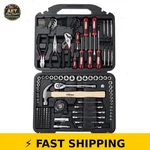Hyper Tough 160 Piece Home Tool Set With Molded Case. Fixed Price $105.99.