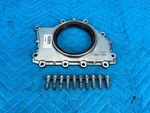 Nissan Titan Xd 5.0L Diesel Engine Rear Seal Plate Retainer 72K 2016-2019 Oem. Fixed Price $55.00.