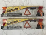 Lot Of 2 New Custom Accessories Emergency Road Triangle Highway Safety 96667. Fixed Price $14.99.