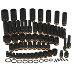 Klutch 3/8IN.- And 1/2IN.-DRIVE Chrome Molybdenum Impact Socket Set, Sae. Fixed Price $169.99.