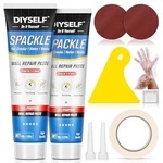 9 Diy Drywall Repair Kit Fast-drying Spackle & Tools For Holes Cracks. Fixed Price $22.06.